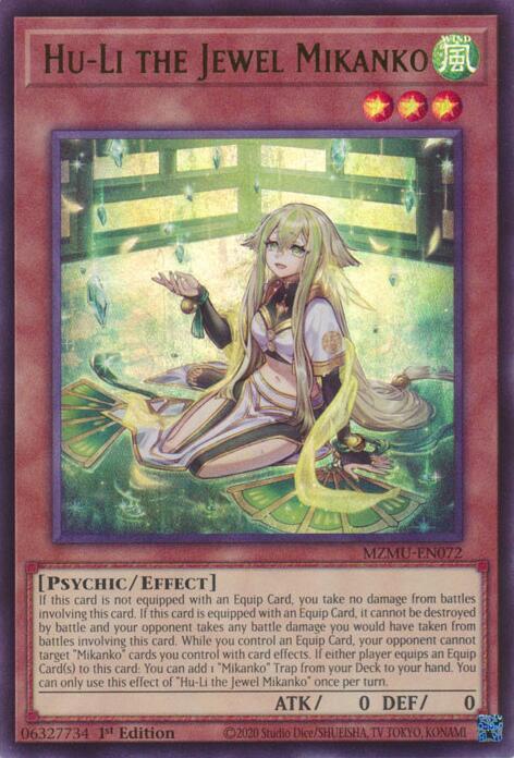 Hu-Li the Jewel Mikanko - MZMU-EN072 - Ultra Rare - 1st Edition