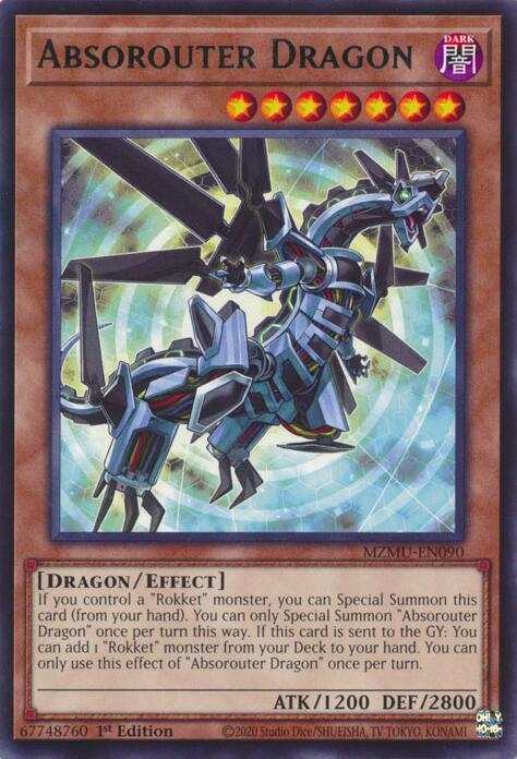 Absorouter Dragon - MZMU-EN090 - Rare - 1st Edition