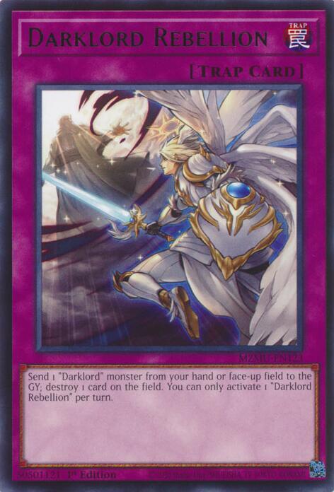 Darklord Rebellion - MZMU-EN123 - Rare - 1st Edition