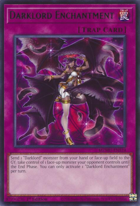 Darklord Enchantment - MZMU-EN124 - Rare - 1st Edition
