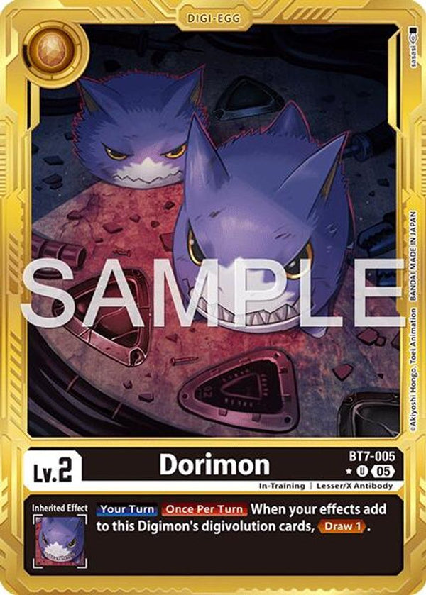 Dorimon (Gold Border) - BT7-005 - Uncommon