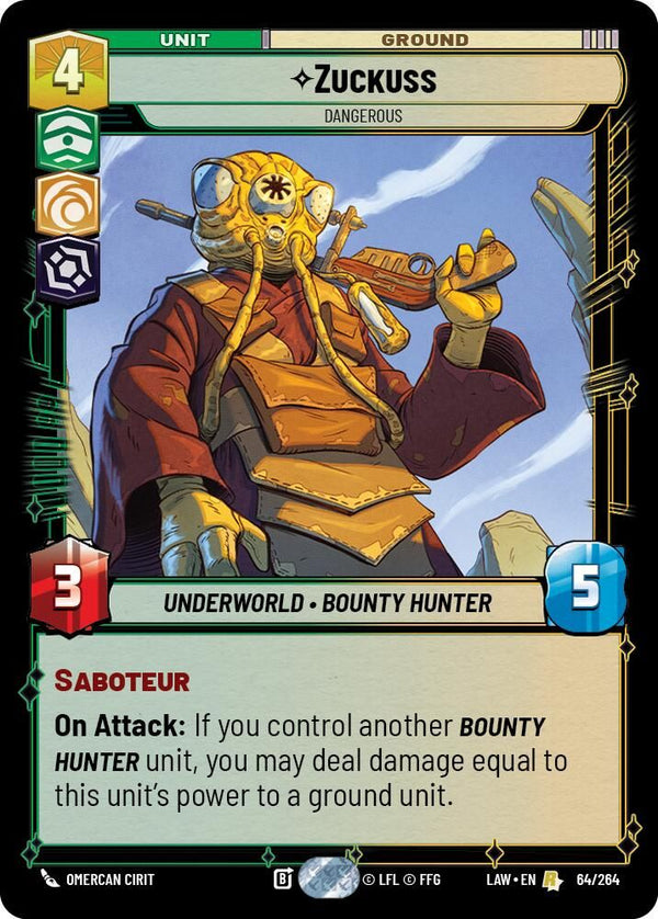 Zuckuss - Dangerous - 64/264 - Rare