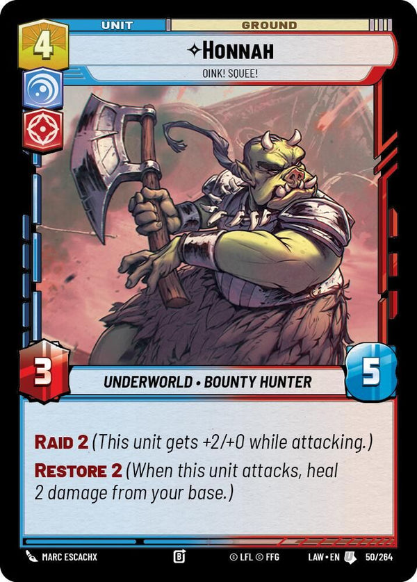 Honnah - Oink! Squee! - 50/264 - Uncommon