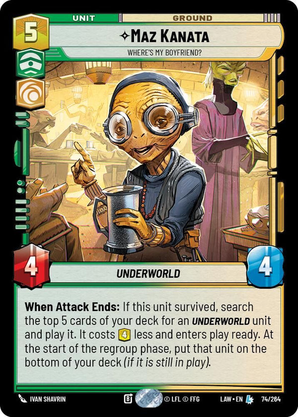 Maz Kanata - Where's My Boyfriend? - 74/264 - Legendary