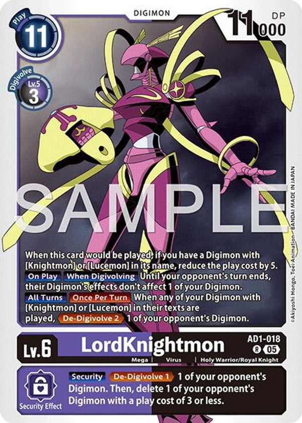 LordKnightmon - AD1-018 - AD1-018 - Rare