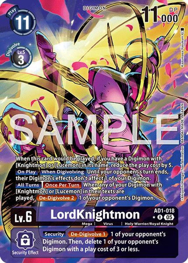LordKnightmon - AD1-018 (Alternate Art) - AD1-018 - Rare
