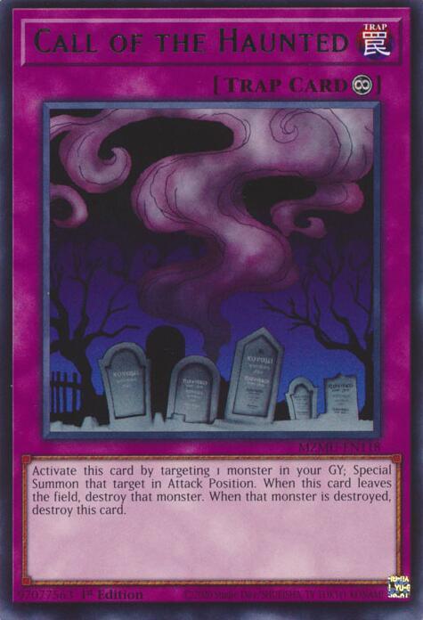 Call of the Haunted - MZMU-EN118 - Rare - 1st Edition