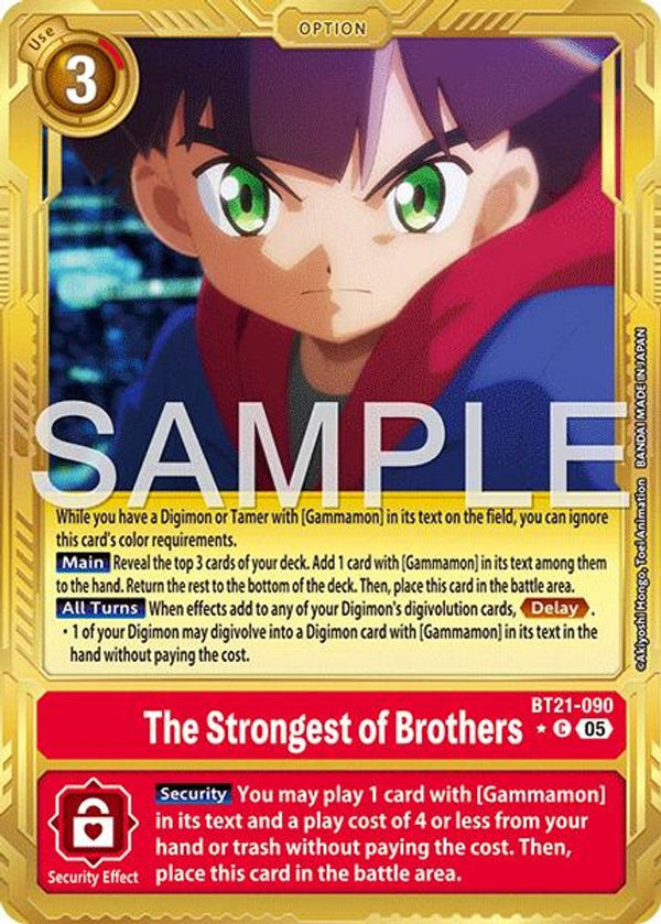 The Strongest of Brothers (Gold Border) - BT21-090 - Common
