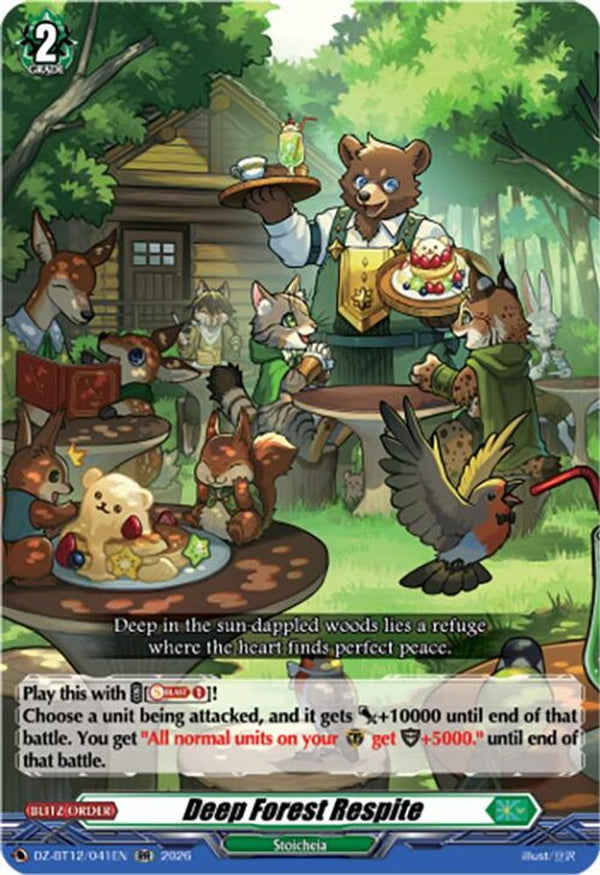 Deep Forest Respite - DZ-BT12/041EN - Double Rare