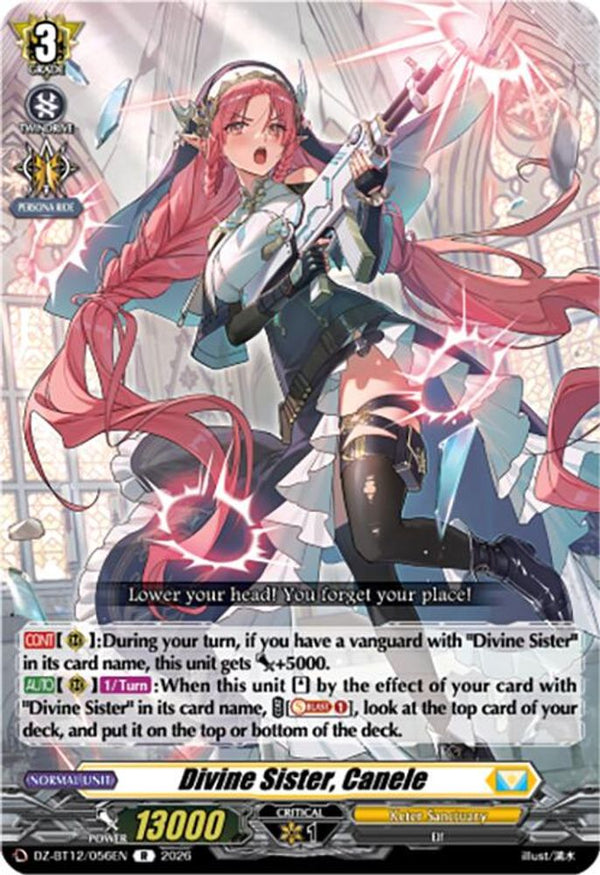 Divine Sister, Canele - DZ-BT12/056EN - Rare