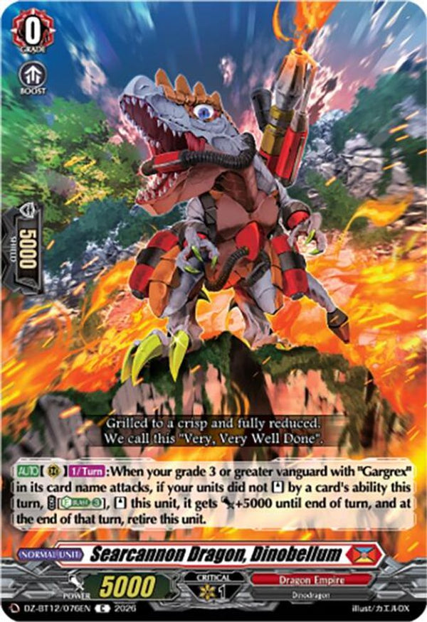 Searcannon Dragon, Dinobellum - DZ-BT12/076EN - Common