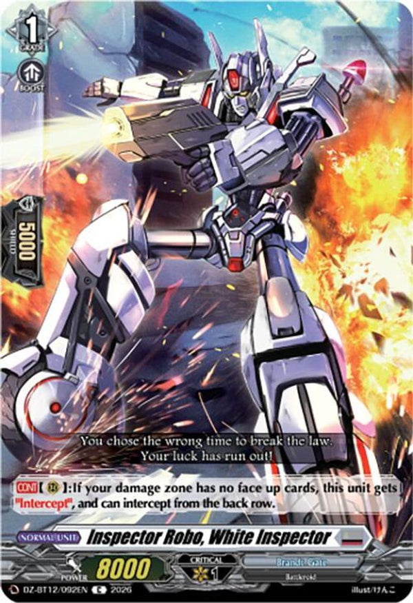 Inspector Robo, White Inspector - DZ-BT12/092EN - Common