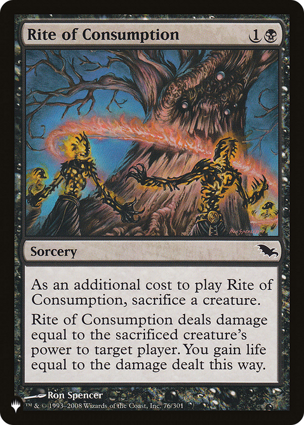 Rite of Consumption - SHM Reprint (PLST)