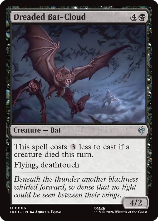 Dreaded Bat-Cloud (HOB) (Pre-Order)