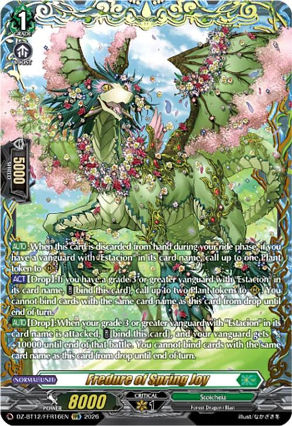 Fredure of Spring Joy (FFR) - DZ-BT12/FFR16EN - Double Frame Rare
