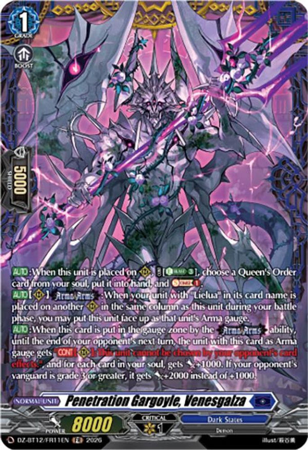 Penetration Gargoyle, Venesgalza (FR) - DZ-BT12/FR11EN - Frame Rare