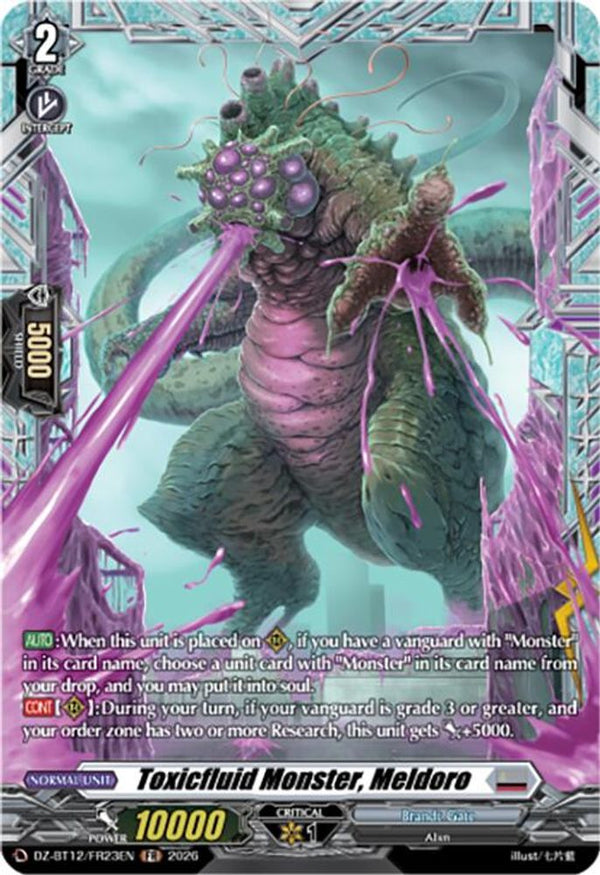 Toxicfluid Monster, Meldoro (FR) - DZ-BT12/FR23EN - Frame Rare