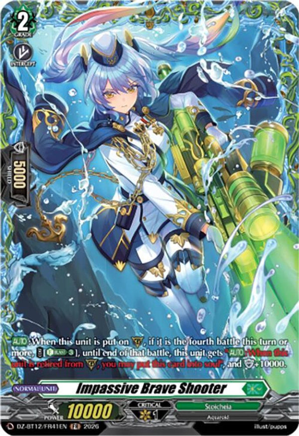 Impassive Brave Shooter (FR) - DZ-BT12/FR41EN - Frame Rare