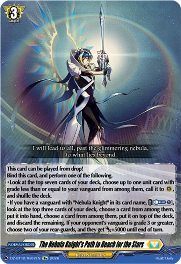 The Nebula Knight's Path to Reach for the Stars - DZ-BT12/Re07EN - Special Reprint