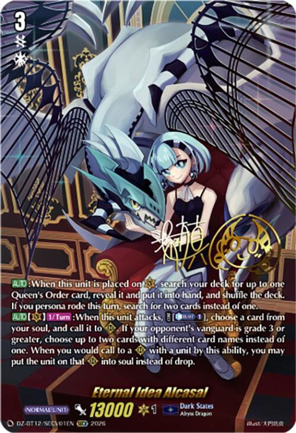 Eternal Idea, Alcasal (SECV) - DZ-BT12/SECV01EN - Secret Rare V