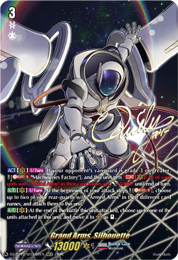 Grand Arms, Silhouette (SECV) - DZ-BT12/SECV02EN - Secret Rare V