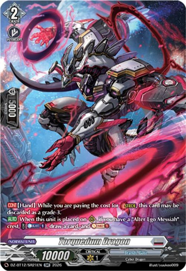 Torquedum Dragon (SR) - DZ-BT12/SR21EN - Silver Rare