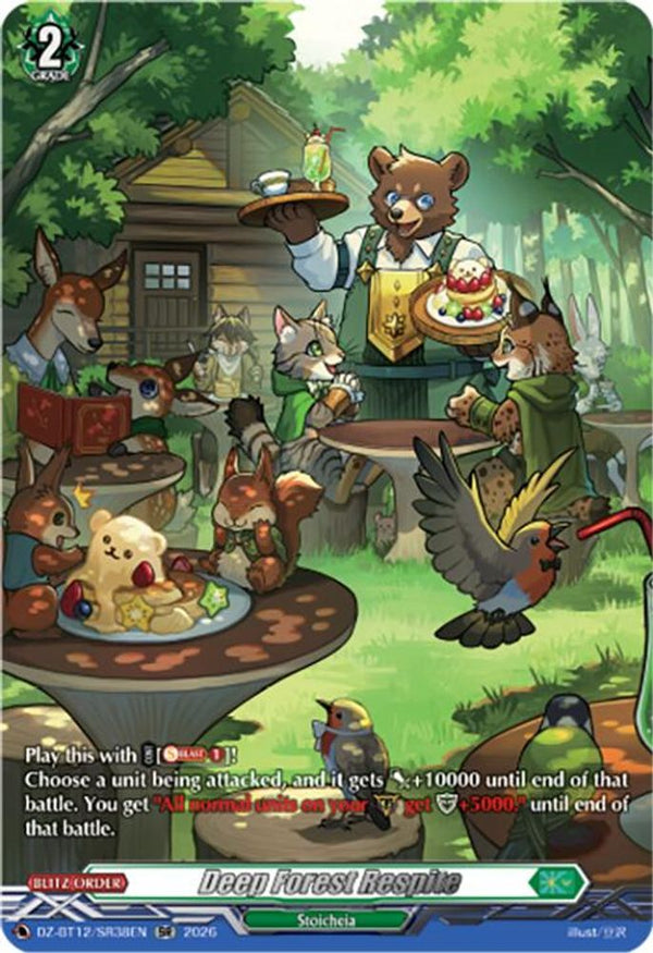 Deep Forest Respite (SR) - DZ-BT12/SR38EN - Silver Rare