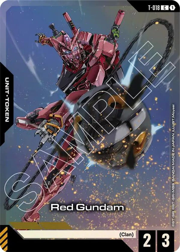 Red Gundam (T-018) (Premium Card Collection Gundam Assemble) - T-018 - Common