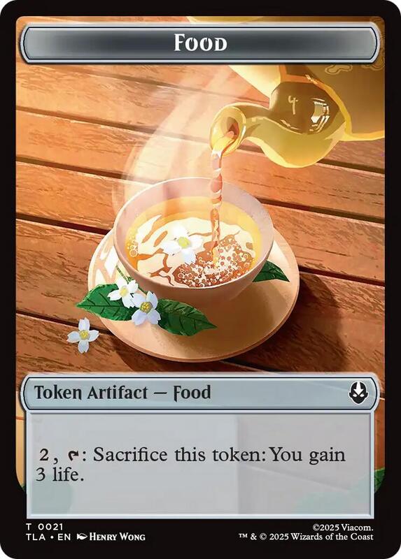 Clue (018) // Food (0021) Double-Sided Tokens Token (TTLA)