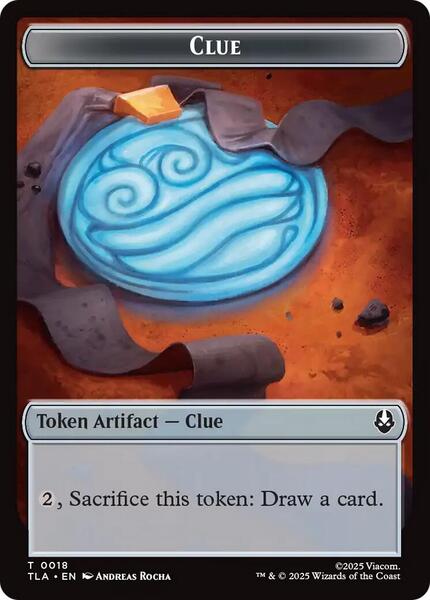 Clue (018) // Food (0021) Double-Sided Tokens Token (TTLA)