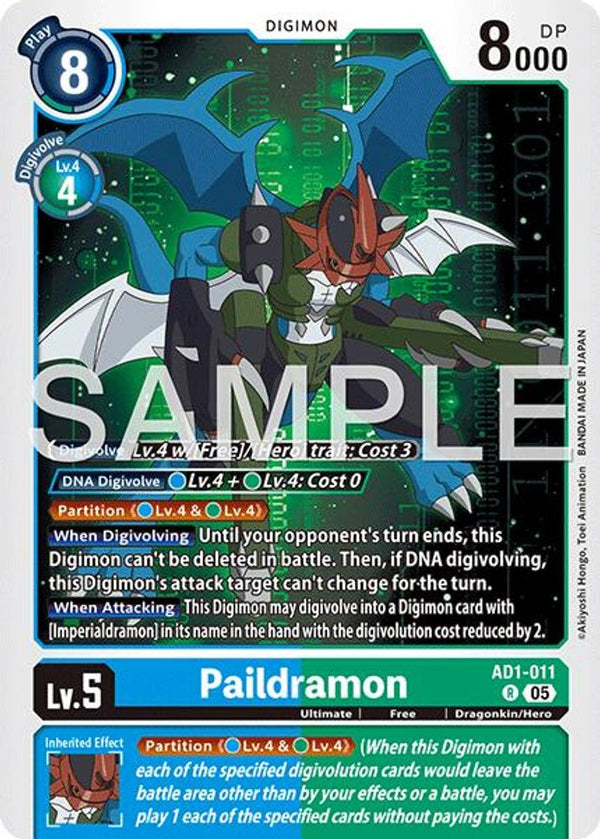 Paildramon - AD1-011 - AD1-011 - Rare