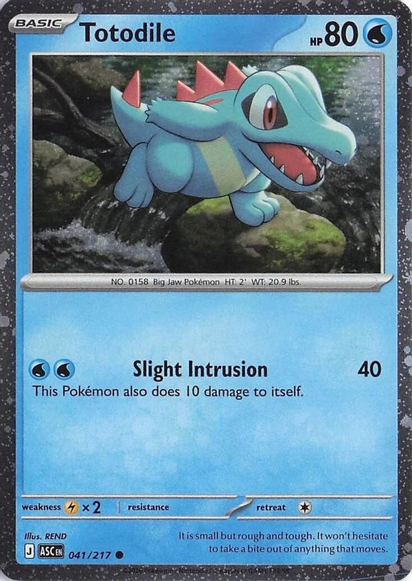 Totodile (Cosmos Holo) - 041/217 - Common