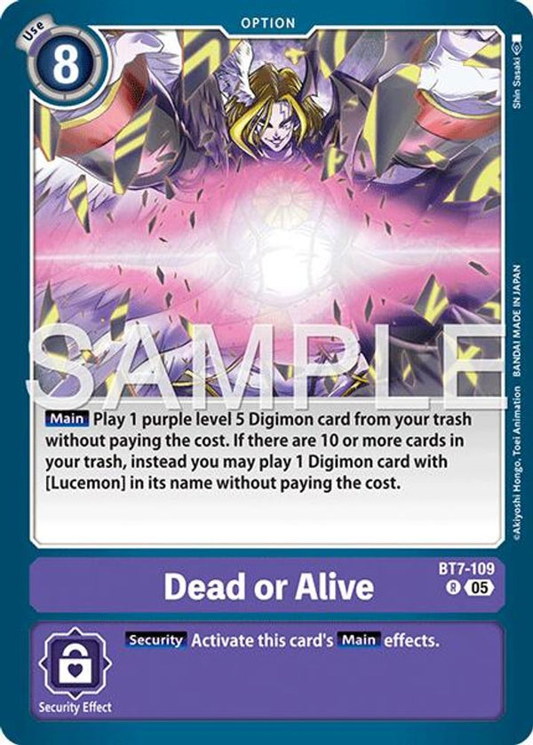 Dead or Alive (Block 5 Reprint) - BT7-109 - Rare