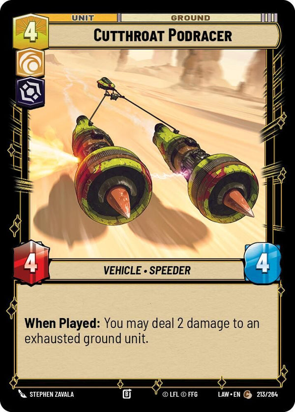 Cutthroat Podracer - 213/264 - Common