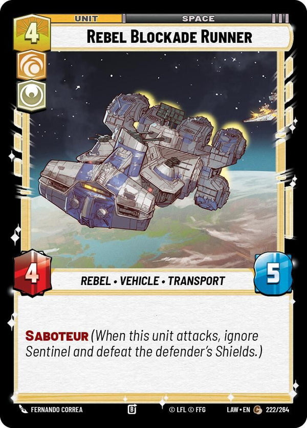Rebel Blockade Runner - 222/264 - Common