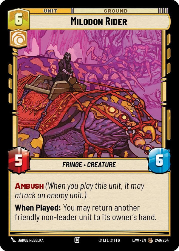 Milodon Rider - 240/264 - Common