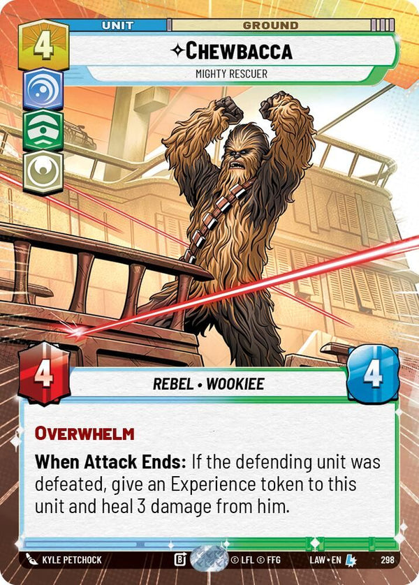 Chewbacca - Mighty Rescuer (Hyperspace) - 298 - Legendary