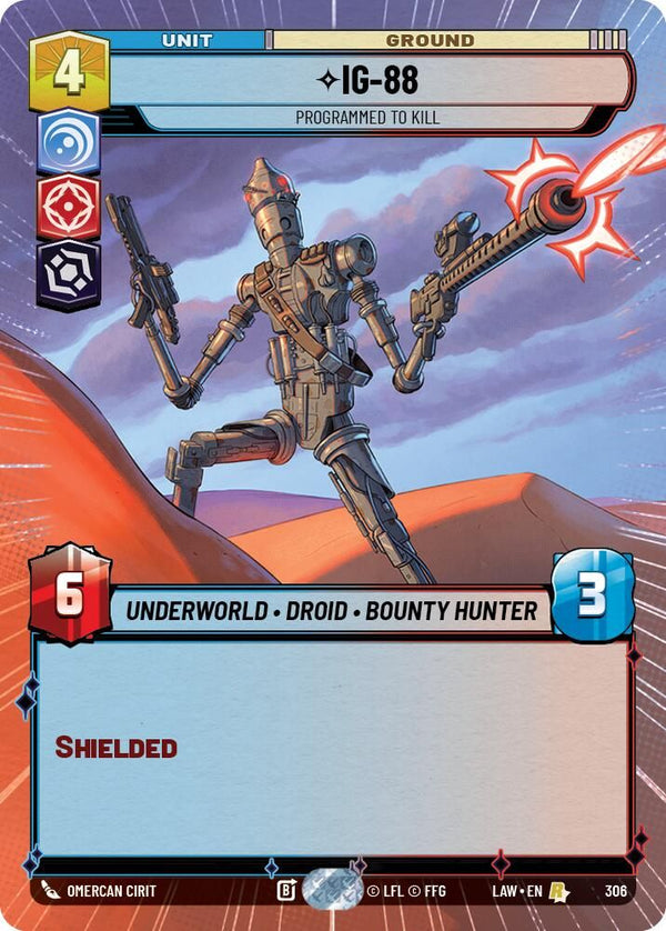 IG-88 - Programmed to Kill (Hyperspace) - 306 - Rare