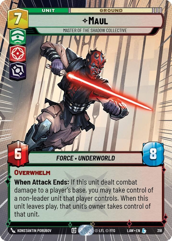 Maul - Master of the Shadow Collective (Hyperspace) - 318 - Legendary