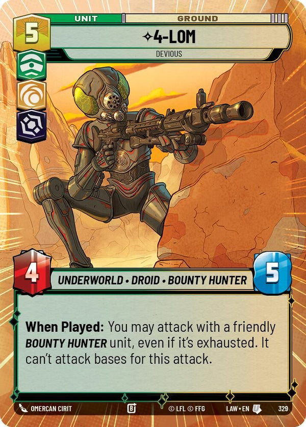 4-LOM - Devious (Hyperspace) - 329 - Uncommon