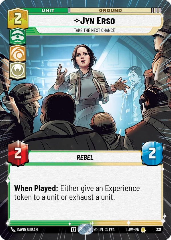 Jyn Erso - Take the Next Chance (Hyperspace) - 331 - Rare