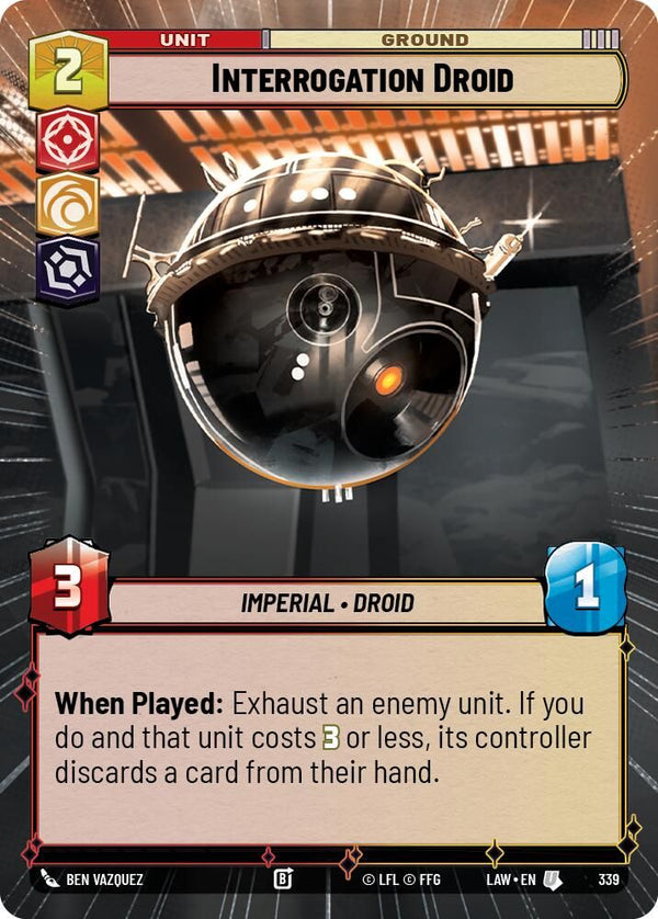 Interrogation Droid (Hyperspace) - 339 - Uncommon