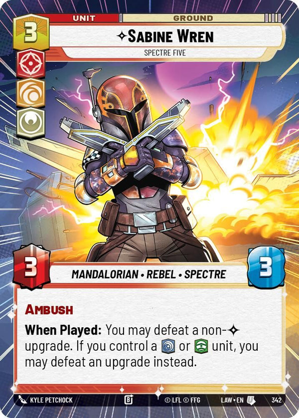 Sabine Wren - Spectre Five (Hyperspace) - 342 - Uncommon