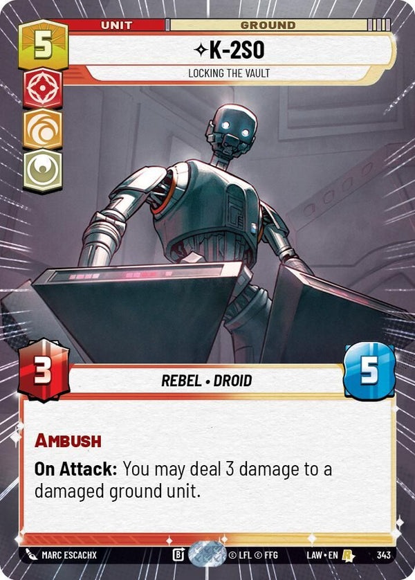K-2S0 - Locking the Vault (Hyperspace) - 343 - Rare