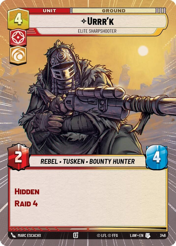 Urrr'k - Elite Sharpshooter (Hyperspace) - 346 - Uncommon