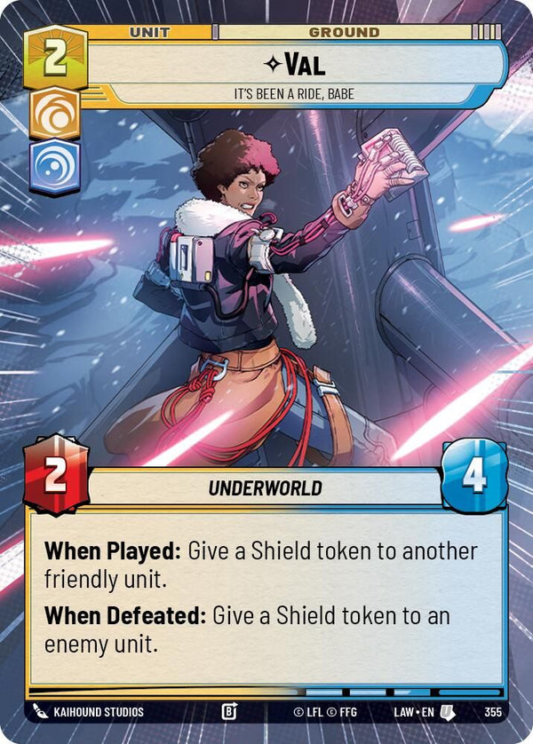 Val - It's Been a Ride, Babe (Hyperspace) - 355 - Uncommon
