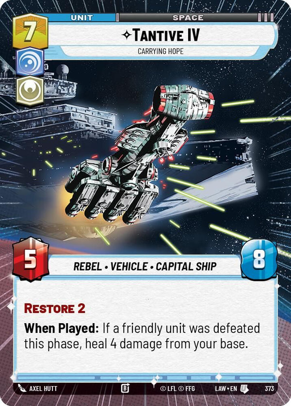 Tantive IV - Carrying Hope (Hyperspace) - 373 - Uncommon
