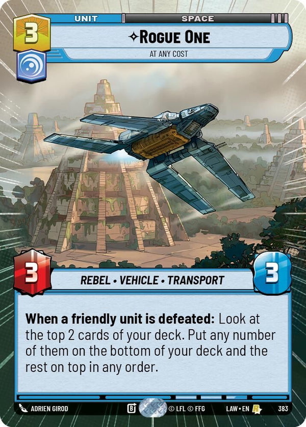 Rogue One - At Any Cost (Hyperspace) - 383 - Rare