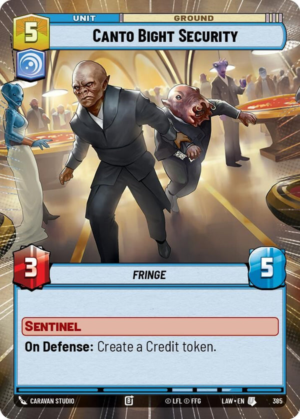 Canto Bight Security (Hyperspace) - 385 - Uncommon
