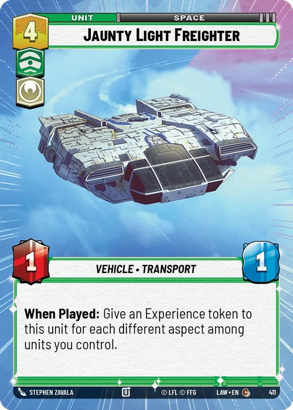 Jaunty Light Frieghter (Hyperspace) - 411 - Common